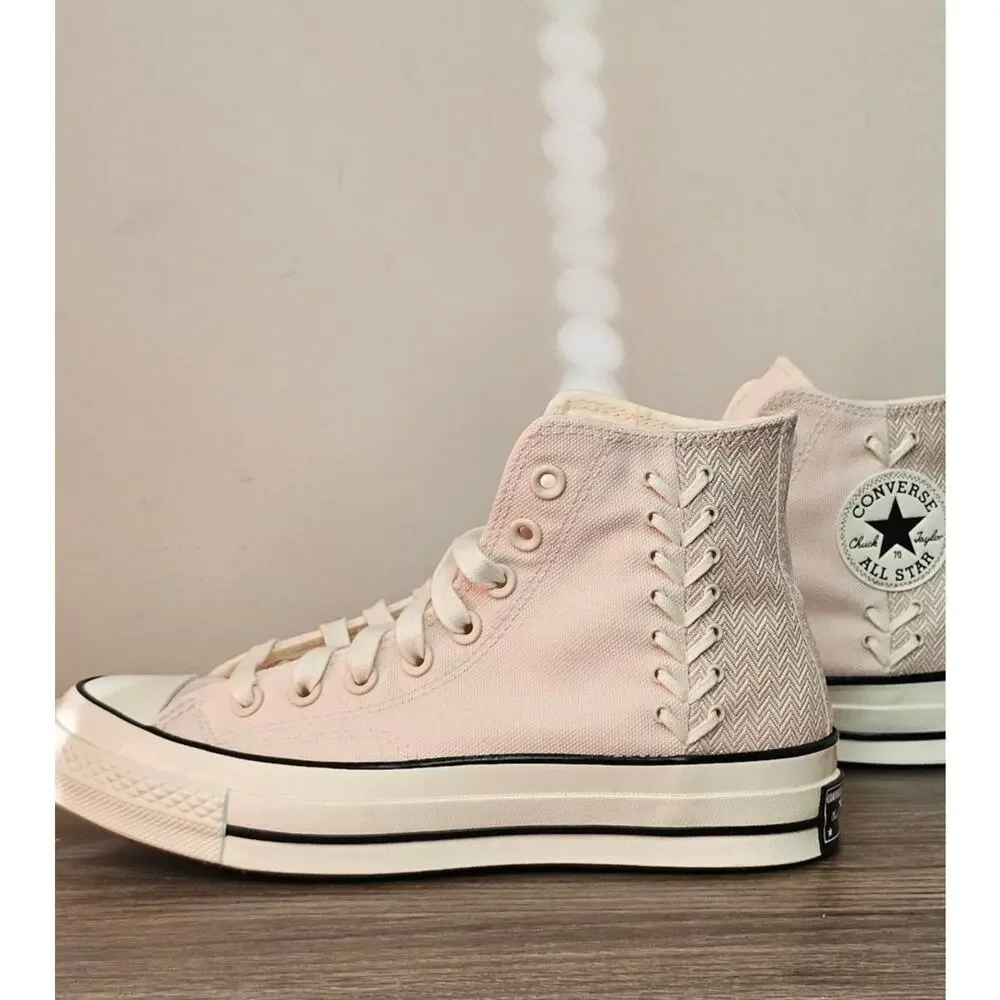 Converse Unisex Chuck 70 Stitched Hi Tops Women's 8.5 Pale Petal NWT - Picture 2 of 10